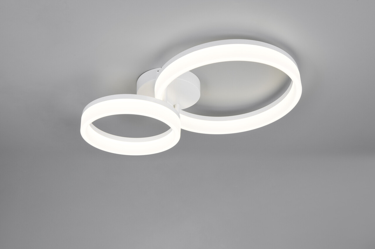 Plafoniera Scope, RL, 51x33x12 cm, 22W, 1x SMD, plastic, alb mat - imagine 5